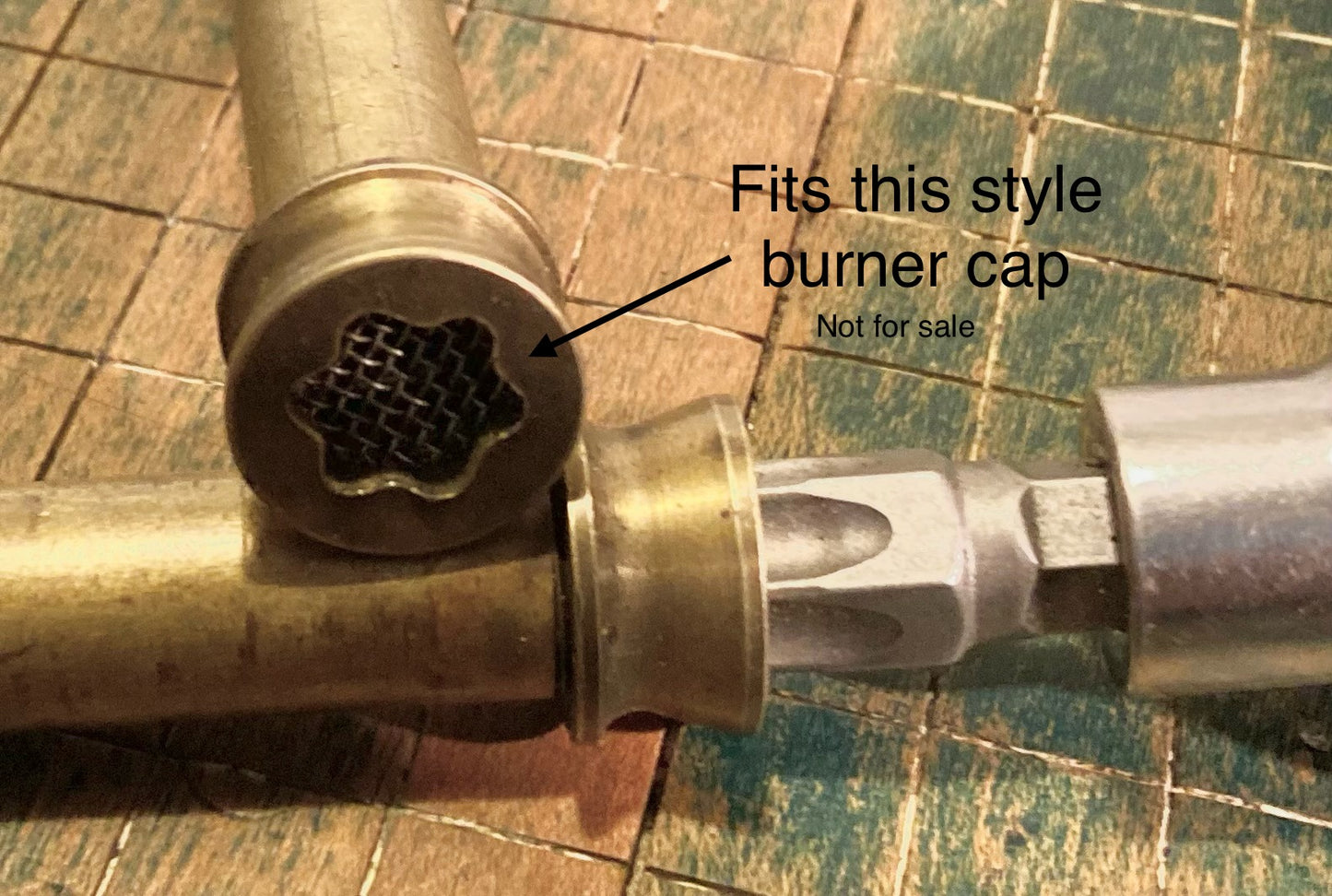 Coleman air tube burner cap Removal Tool, TOOL Only, (NOT ratchet,cap ,tube)