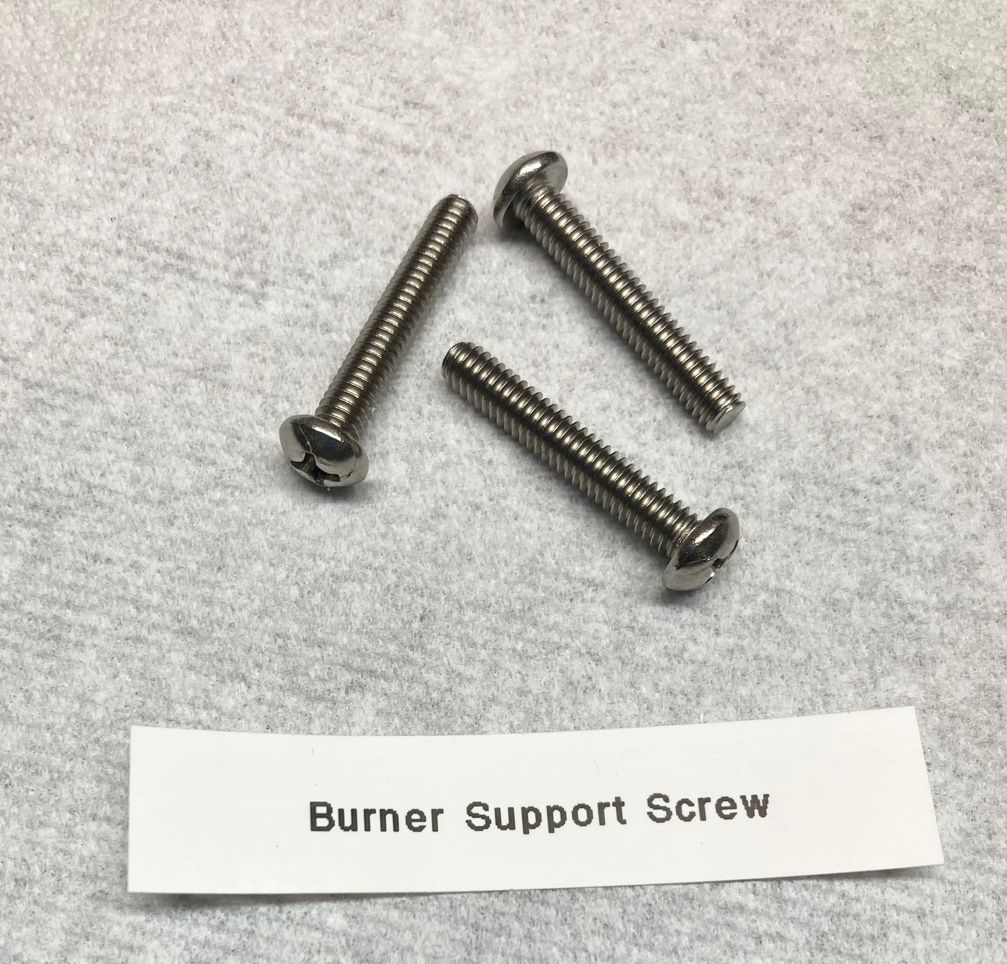 Coleman 502 stove burner Support screws pk of 3