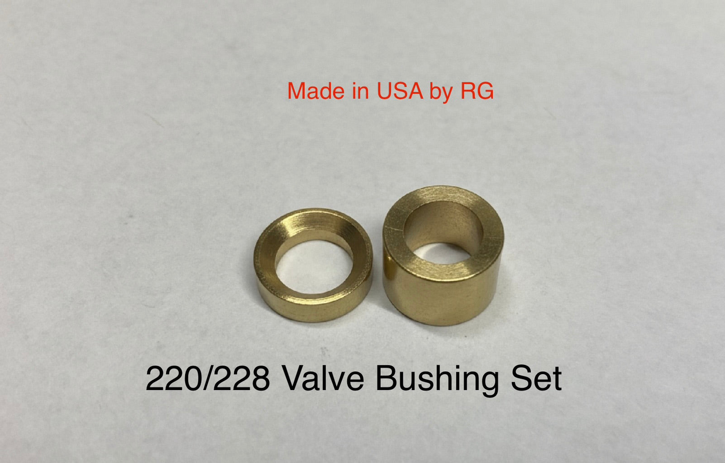 220/228B thru 220/228K Valve Stem Bushing Set.